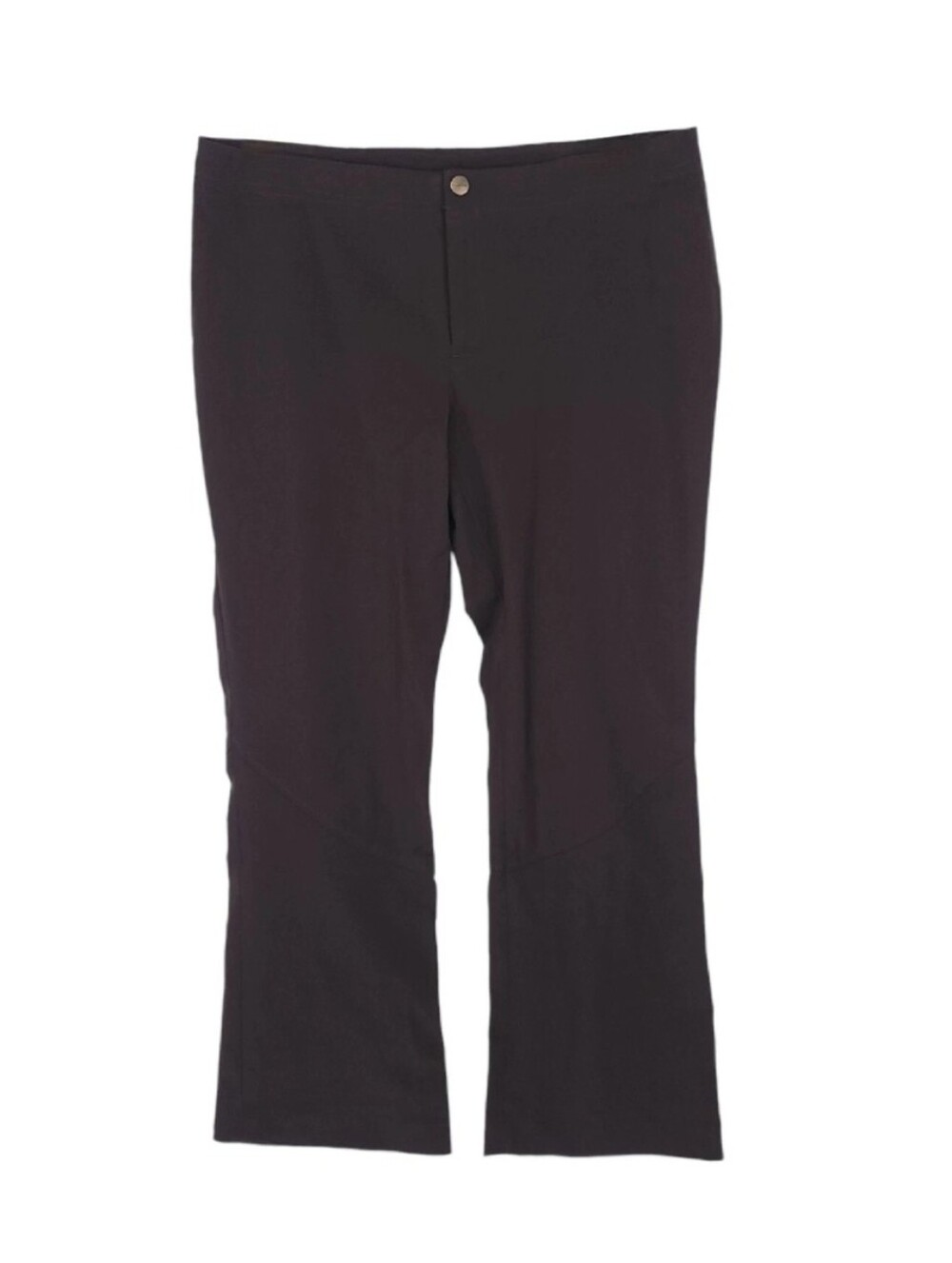 Ralph Lauren Pants Womens 8 Vintage Utility Bootcut Brown Stretch Nylon Trousers
